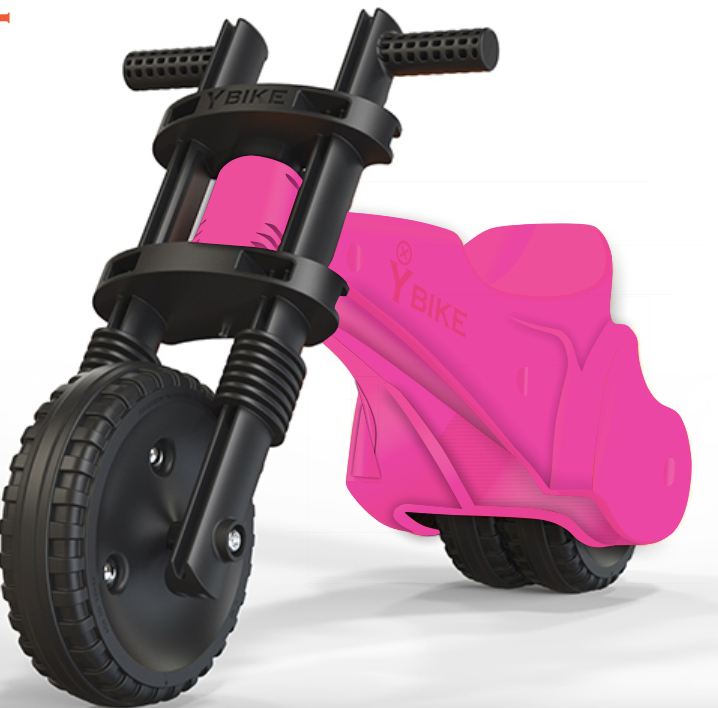 Y bike cheap balance bike pink